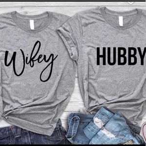 Customize wifey/hubby shirts